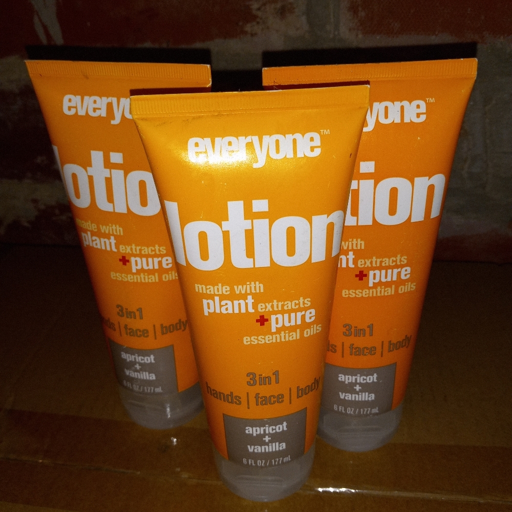 Brand New Sealed Everyone Lotion Apricot + Vanilla
